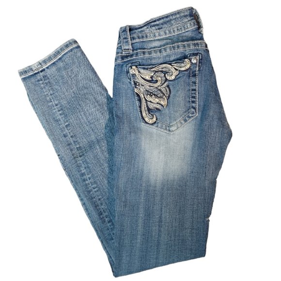 MISS ME SKINNY FIT LOW RISE JEANS (28W/32L) - Picture 3 of 14